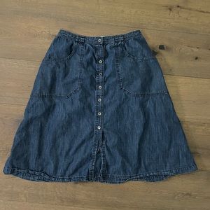 vintage abercrombie and ditch midi skirt
